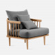 Willow Single Sofa, L89, Ash Willow Single Sofa, L89, Ash